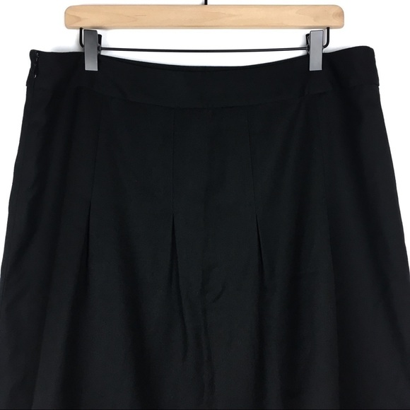 LOFT Skirt Full A Line Pleated Embroidered Southwestern Western Plus Size 14 - Picture 5 of 12